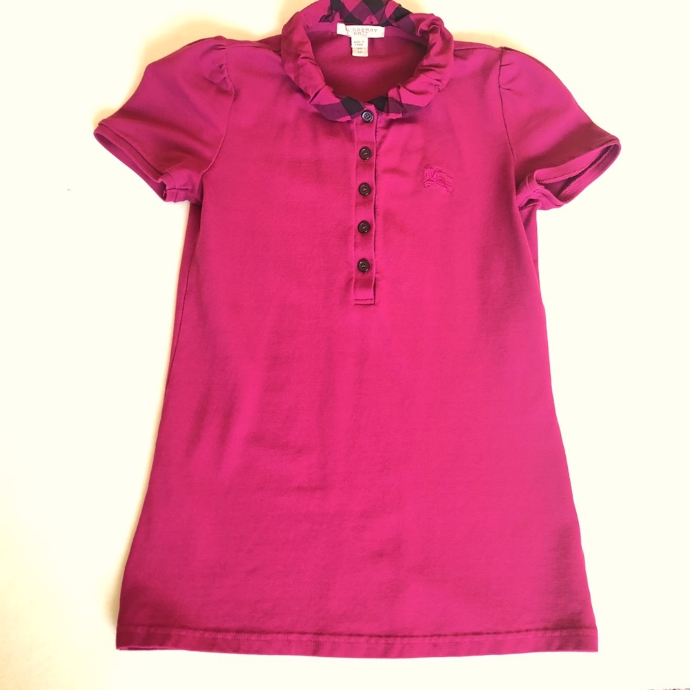 Burberry polo shirt size XS
